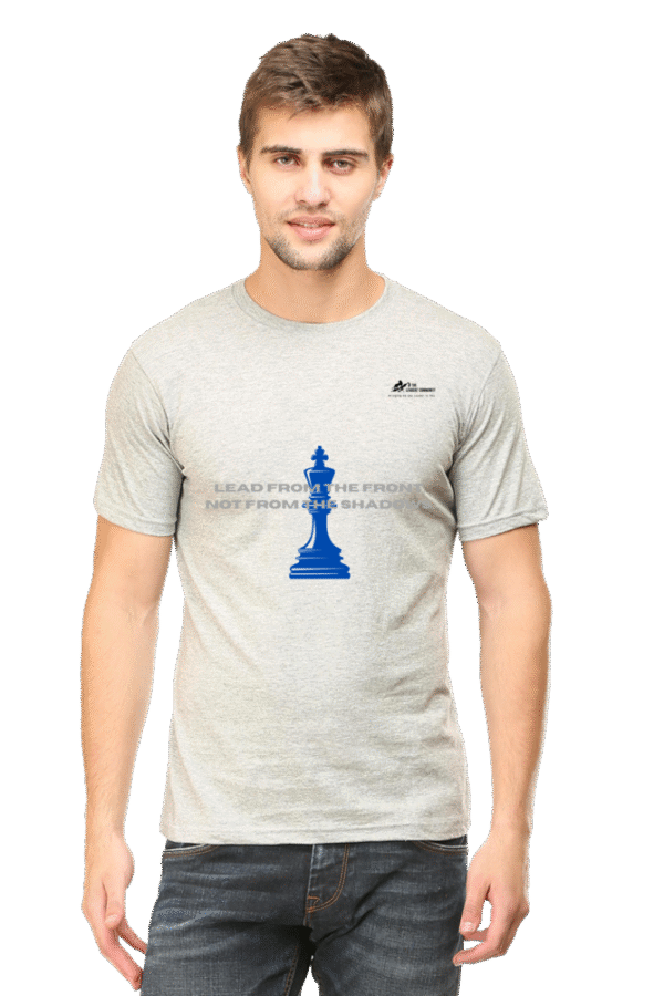 Lead From The front Not From The Shadows-Blue Chess Piece_Light