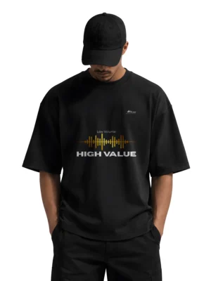 Low volume high value oversized terry Tshirt